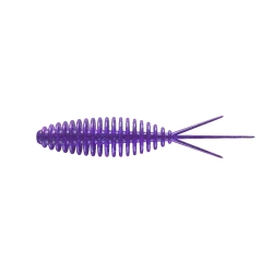 Libra Lures Turbo Worm 35mm 020 Purple With Gl Ser